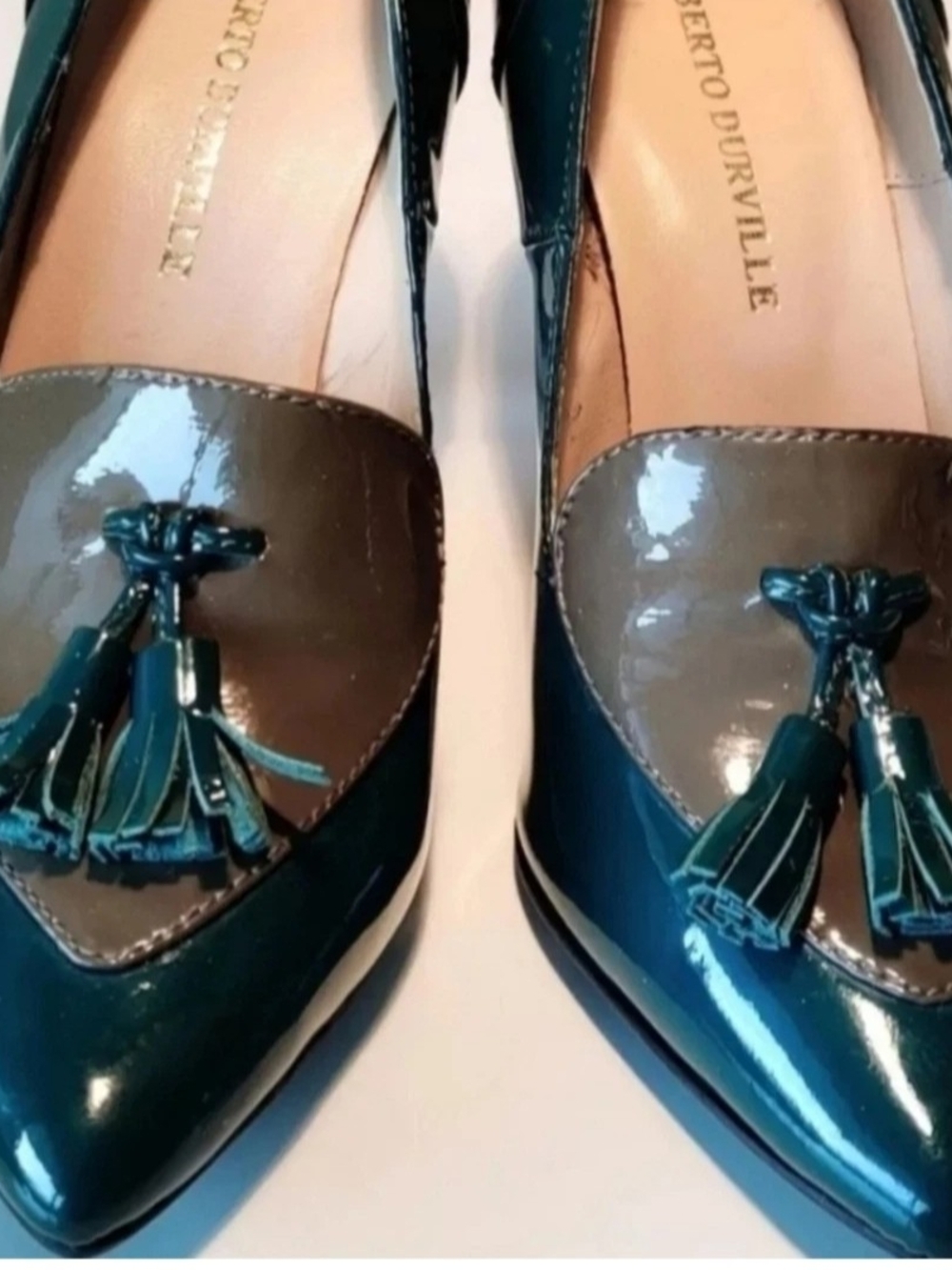 Roberto Durville Paris Womens 36/5US 3.5" Heels Leather Heels...